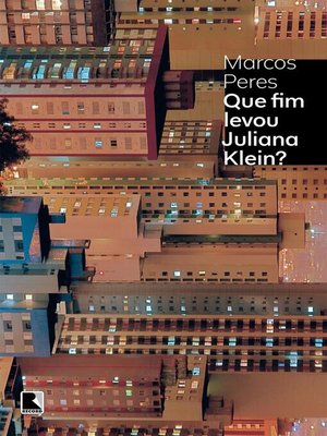 cover image of Que fim levou Juliana Klein?